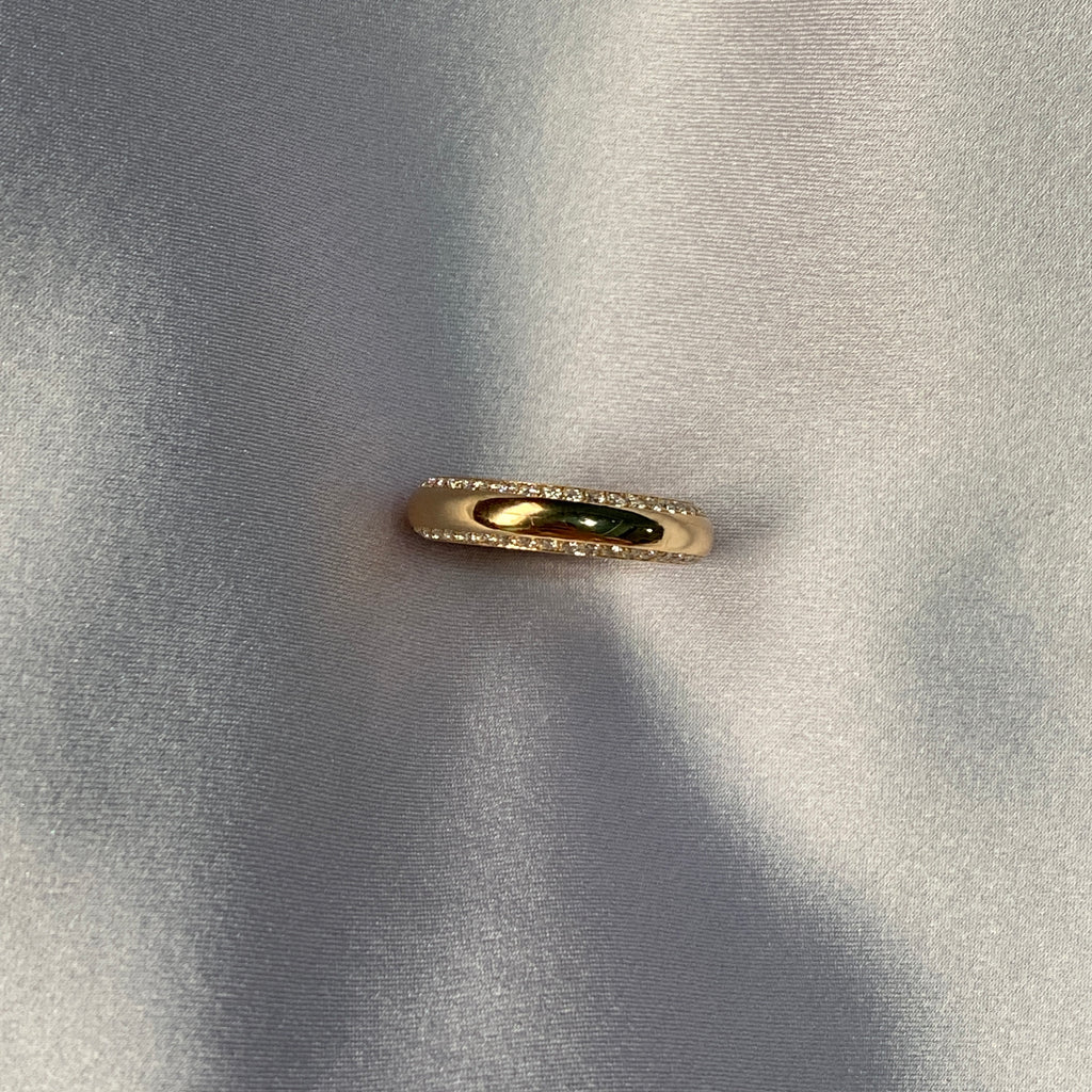 Two Row Diamond Ring