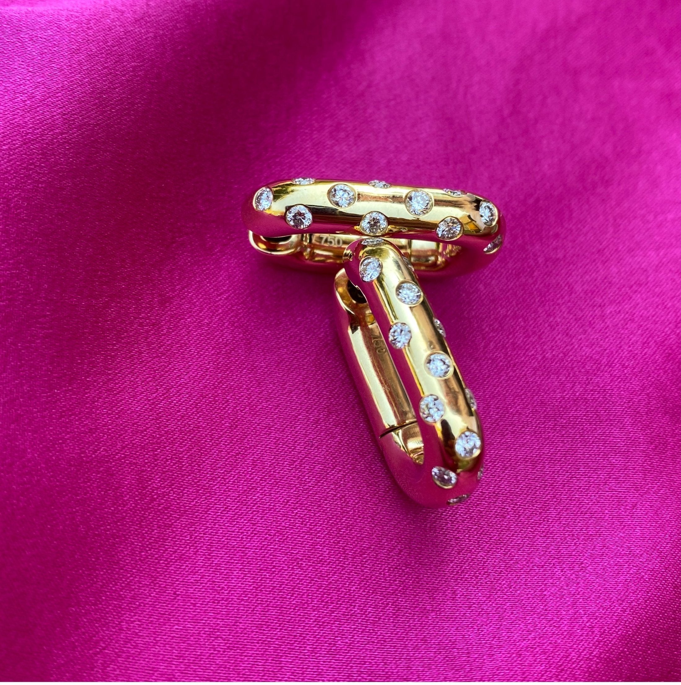 Swing With Me Diamond Dotted Earring