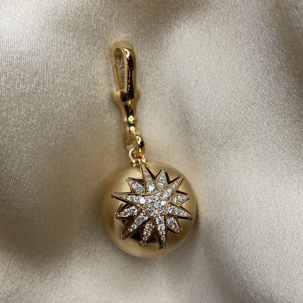 Star Burst Ball Charm