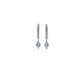 Diamond Marquise Droplet Hoop