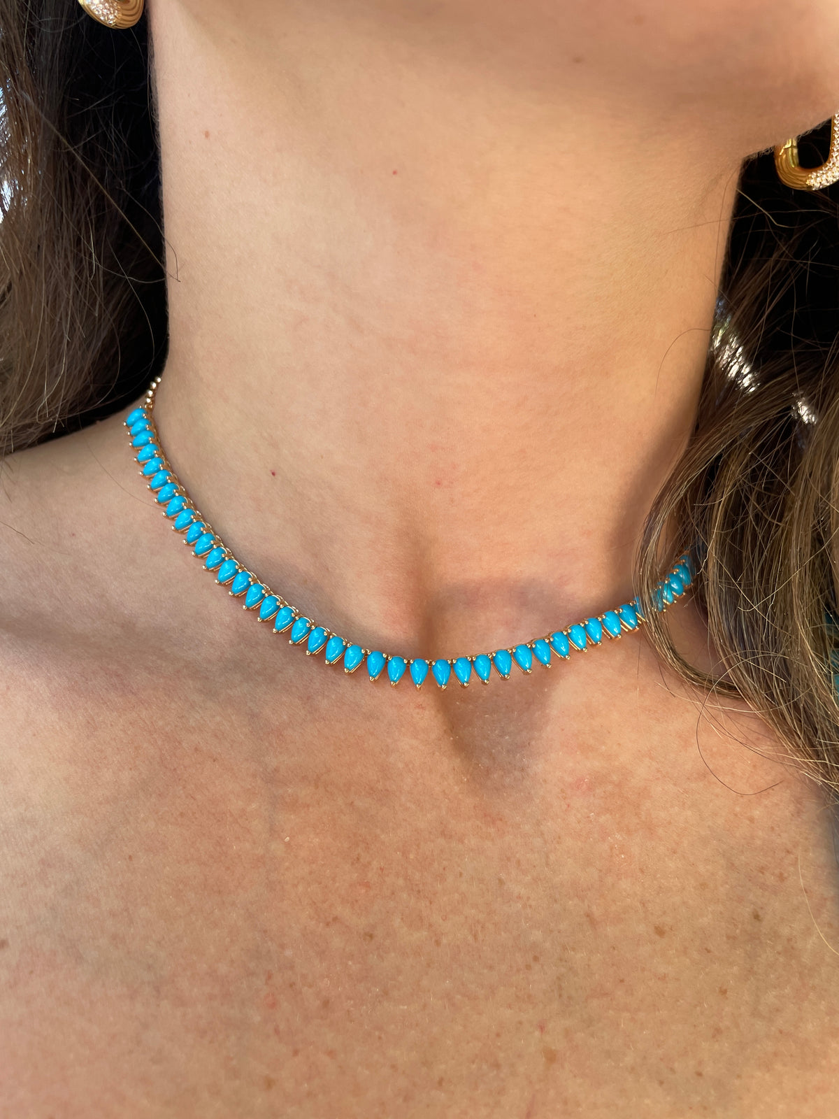 Revelation Pear Turquoise Reviere