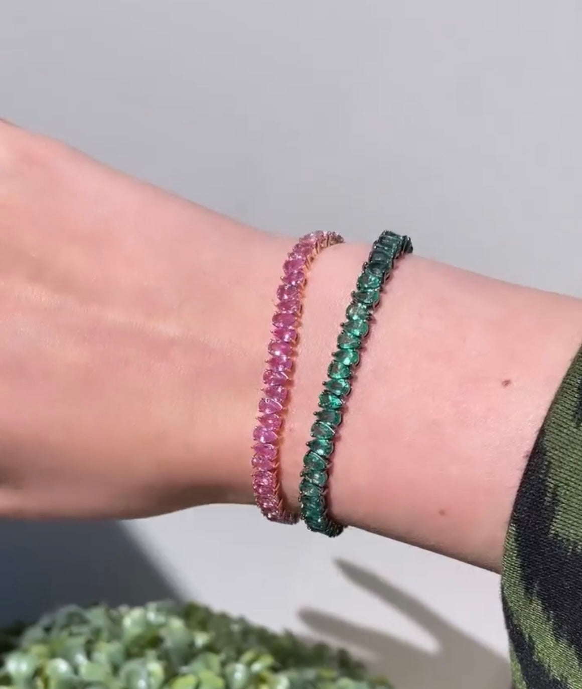 Emerald Wave Bracelet