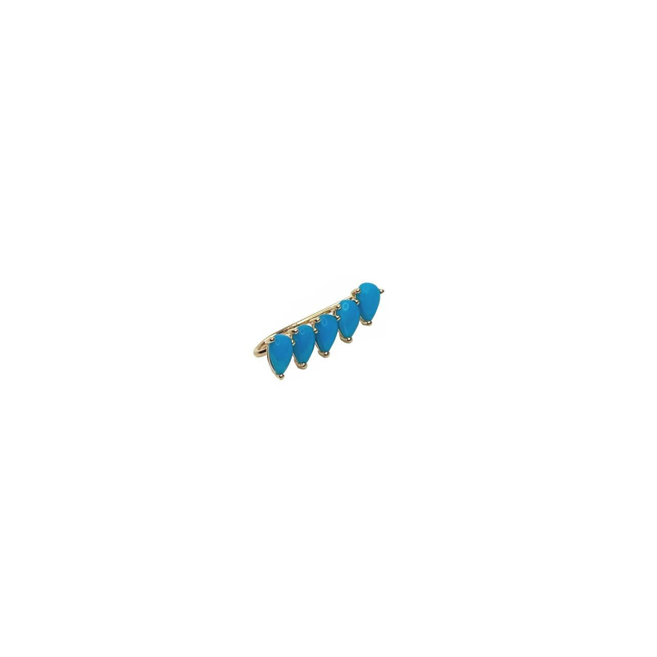 Turquoise Ear Crawler