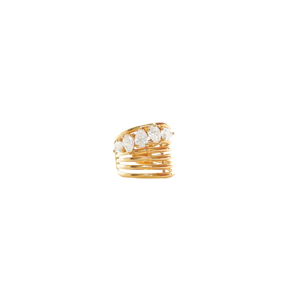 Mini Diamond Cluster Earcuff