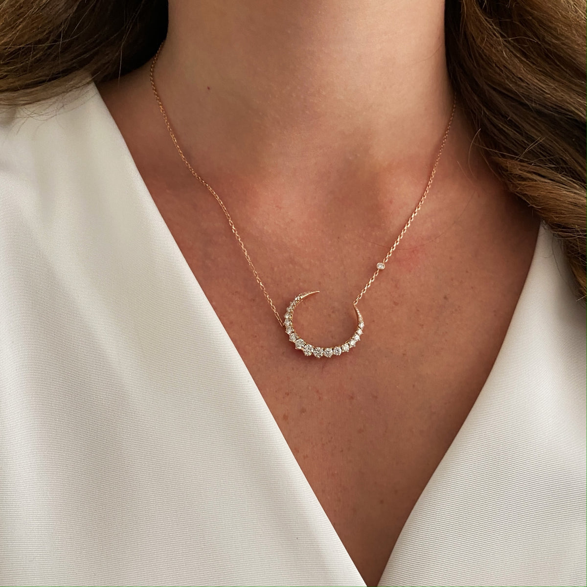 Hassnah Crescent Necklace