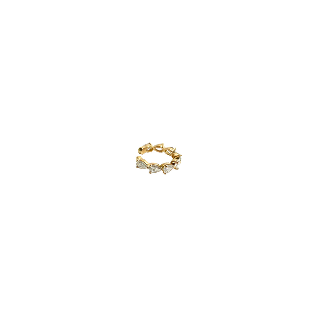 Diamonds Eternity All Around Pears Earcuff