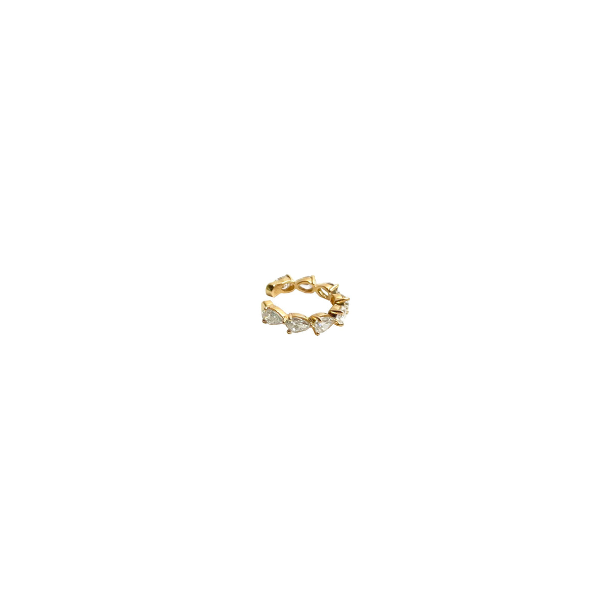 Diamonds Eternity All Around Pears Earcuff