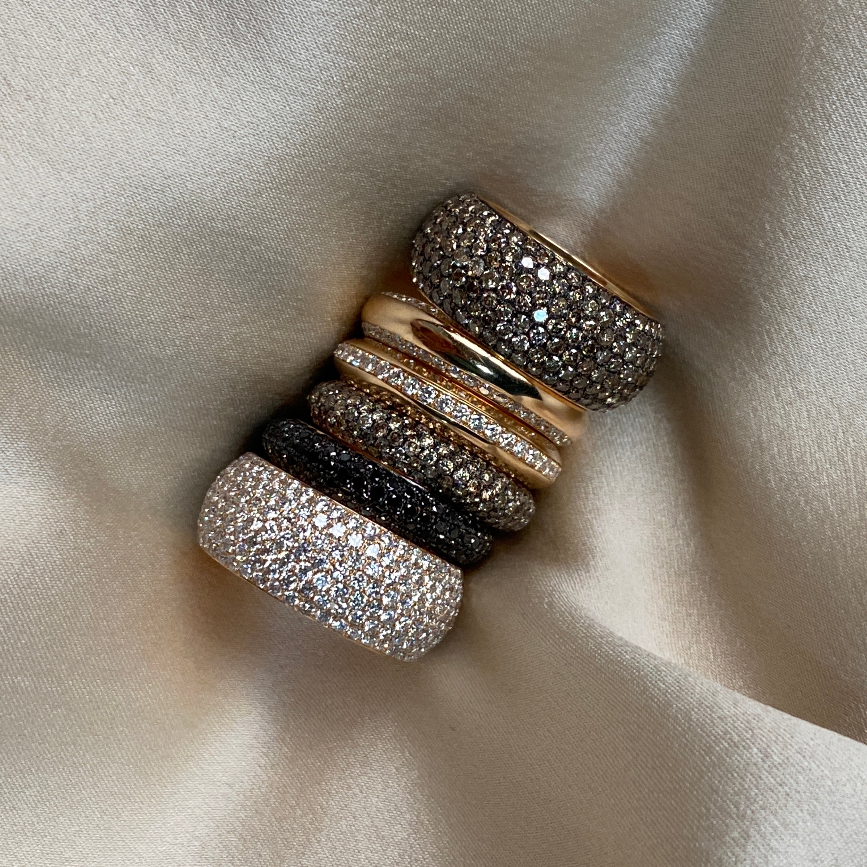 Two Row Diamond Ring