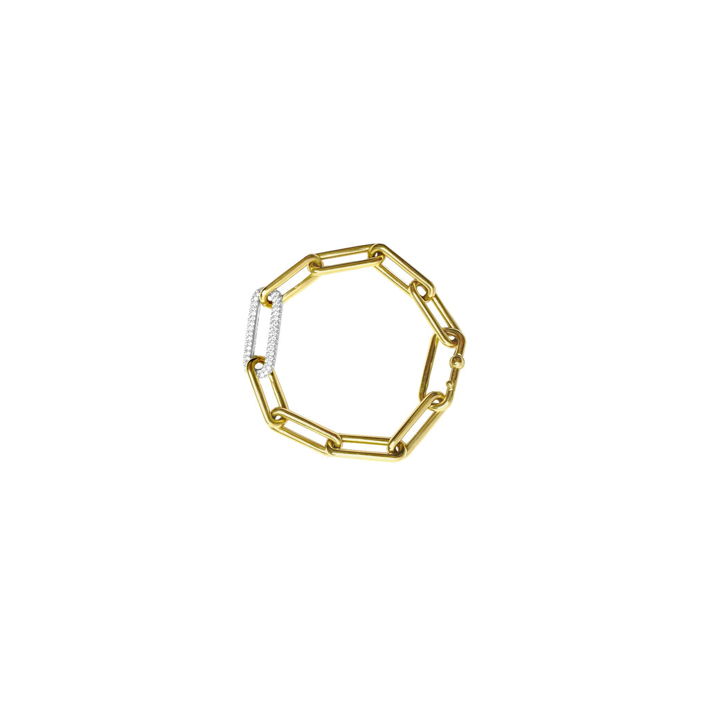 Swing Diamond Chain Bracelet