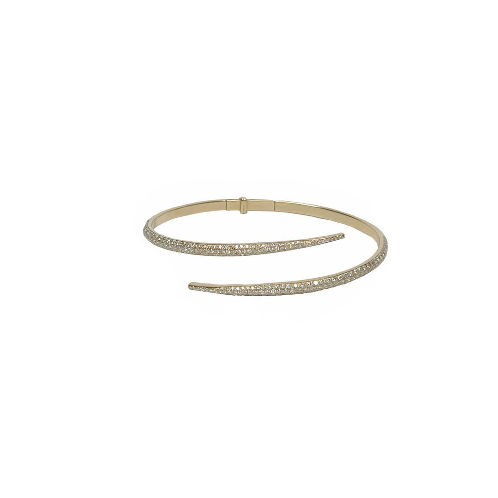 Spiral Diamond Bracelet