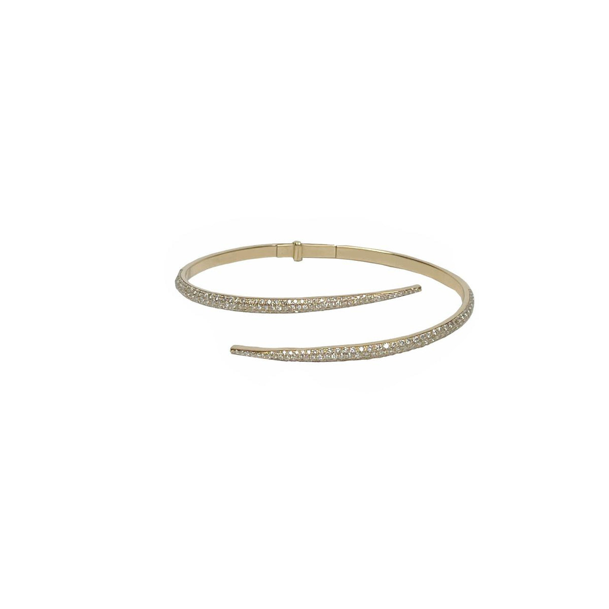 Spiral Diamond Bracelet