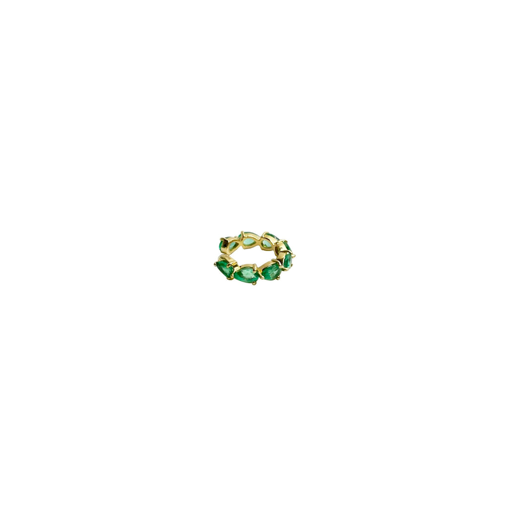 Emerald Eternity All Around Pears Earcuff