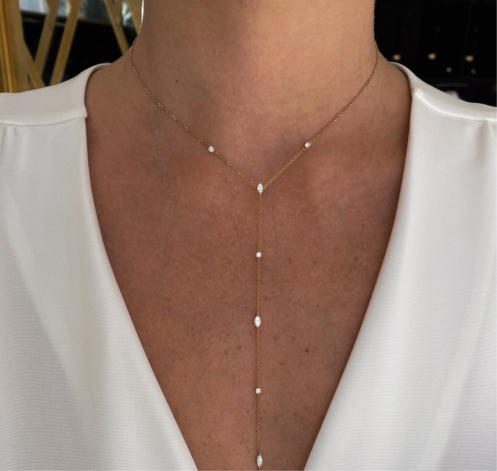 White Diamond Lariat