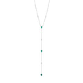 Emerald & Diamond Lariat