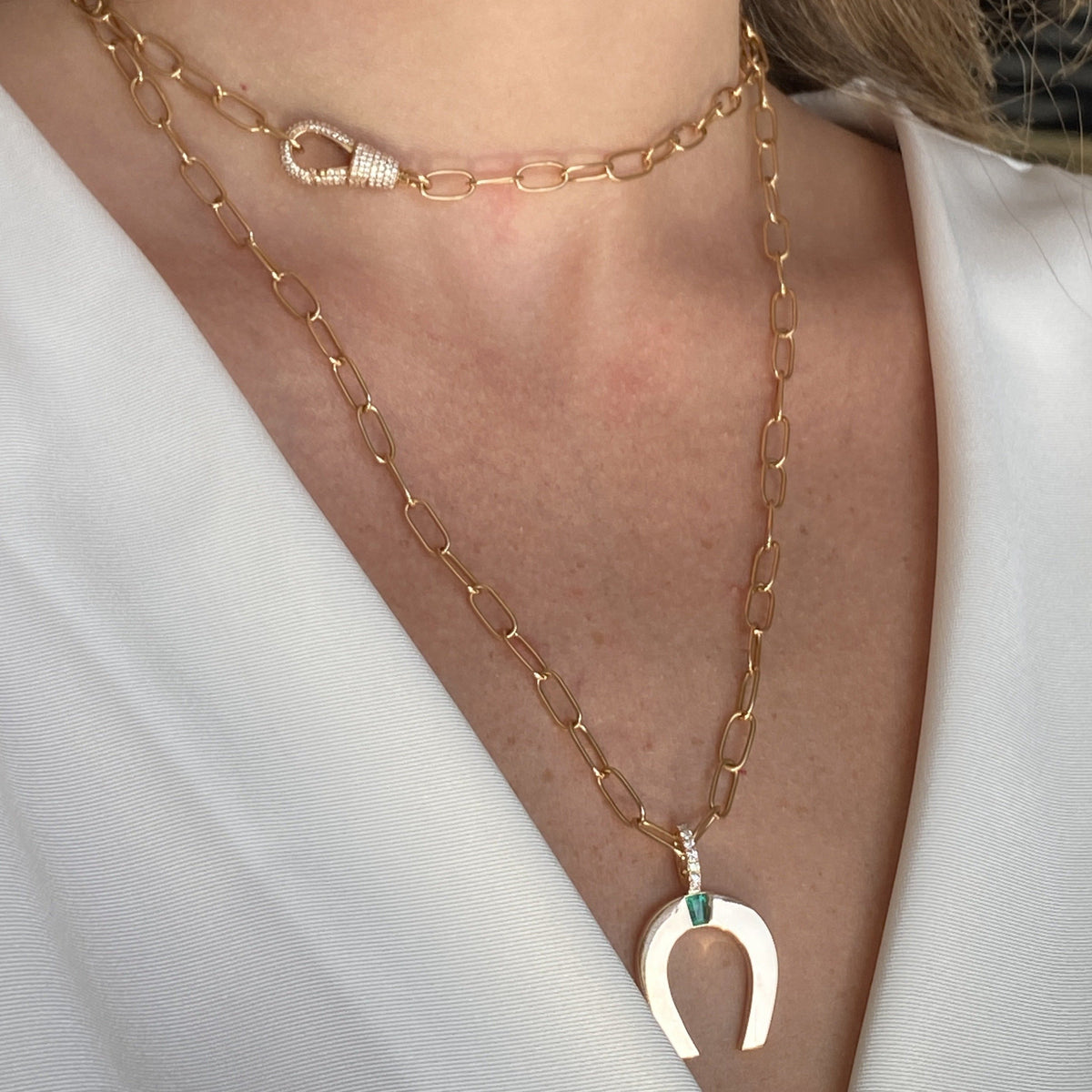 Eternity Diamond Lock Chain