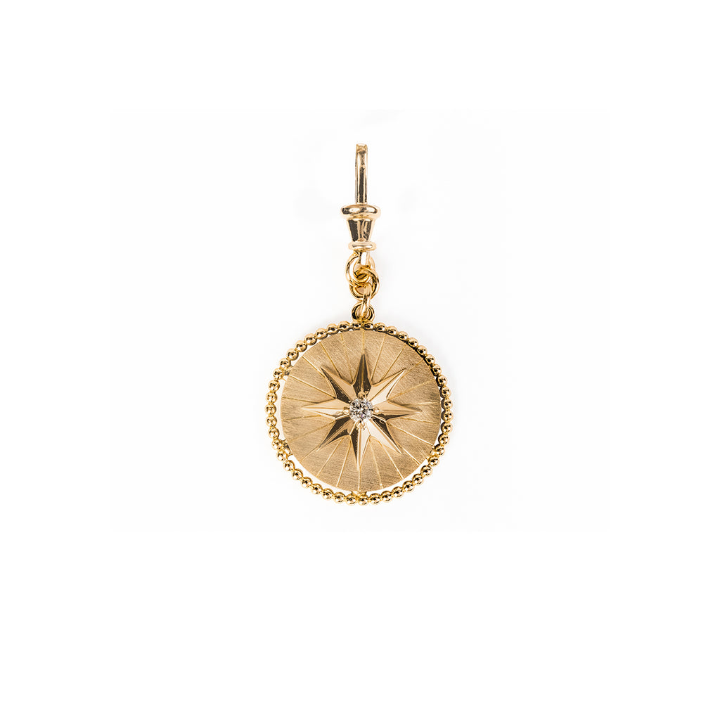 North Star Diamond Charm