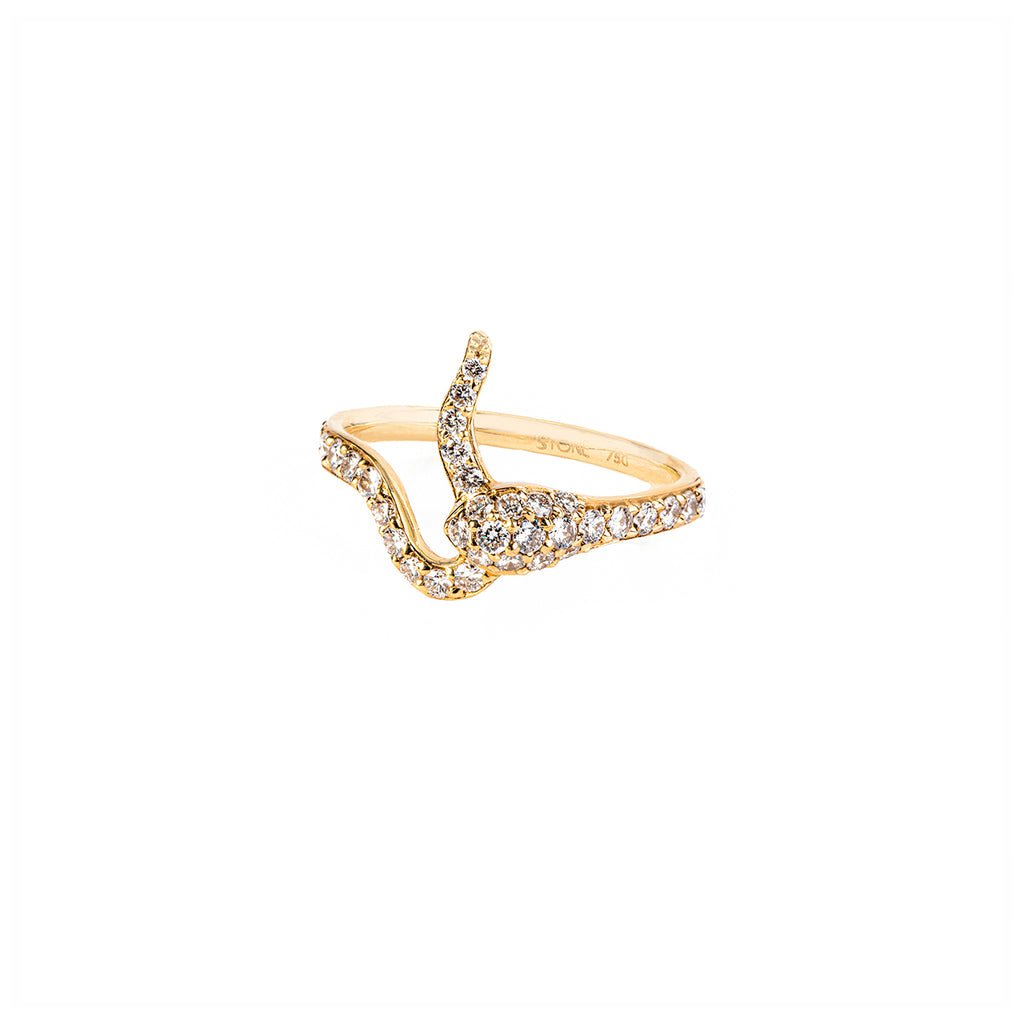 Twisted Snake Ring