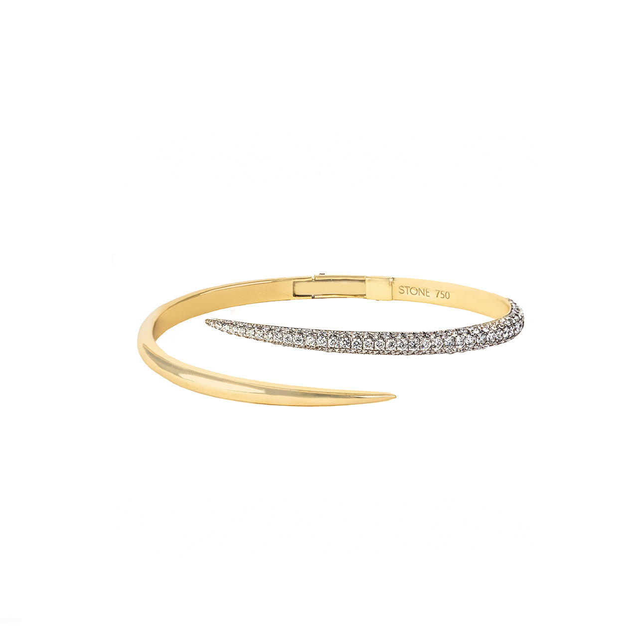 Spiral Diamond Bracelet