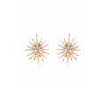 Star Burst Diamond Earring