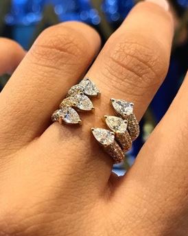 Pear Me Up Diamond Ring